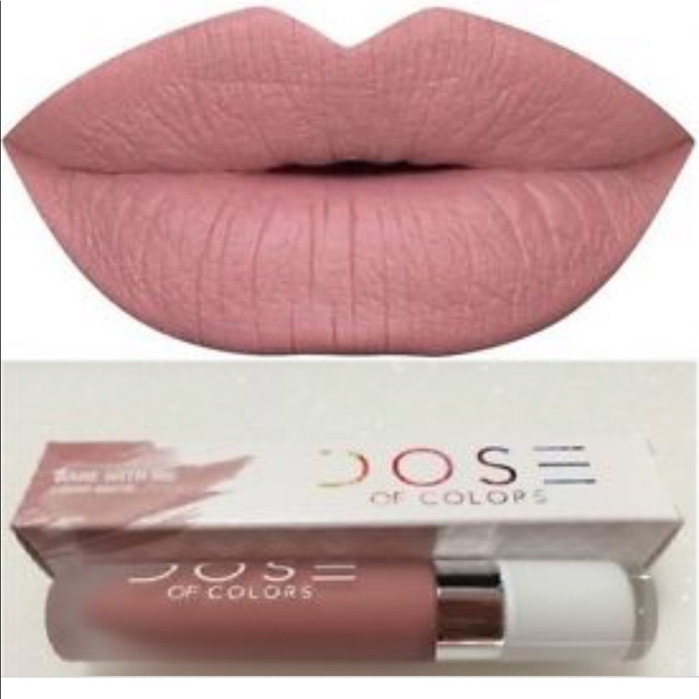 NIP Dose Of Color Liquid Lipstick || Bare with me